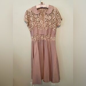 Vintage 1950’s Mauve Dress from Seattle Boutique John Doyle Bishop in EVC